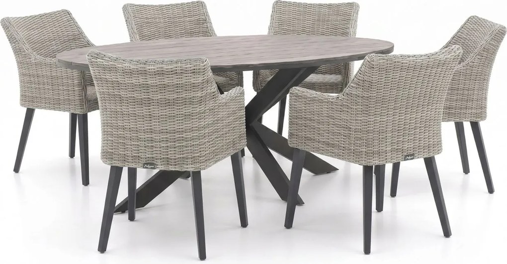 Diningset Manifesto  | 6 personen | Tuinset polywood | 7-delig | Kees Smit Tuinmeubelen