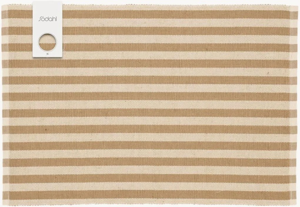 Katoenen/juten placemats Statement, 2-delig