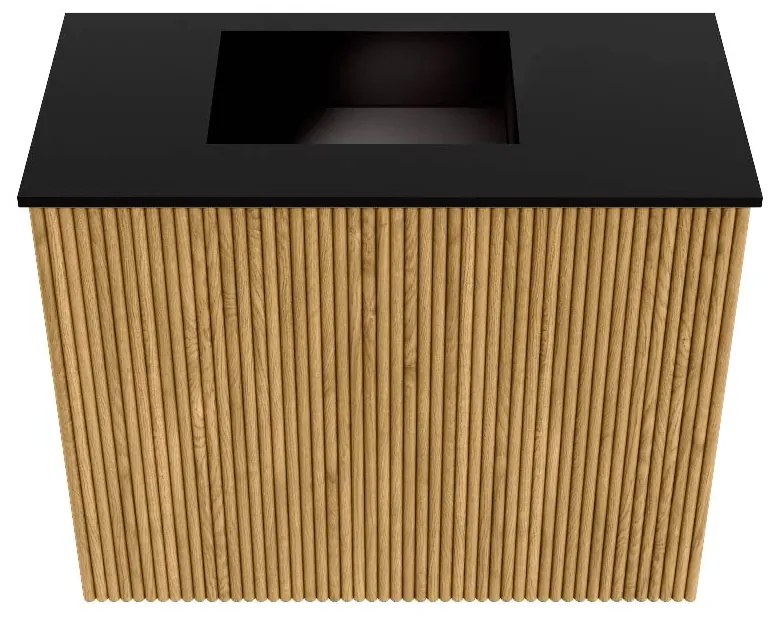 Mondiaz Joya 50cm toiletmeubel oak met wastafel faye links 1 kraangat urban