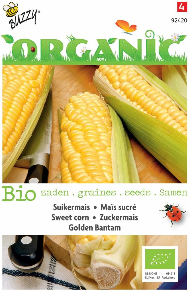 Organic Mais Golden Bantam (Skal 14725)