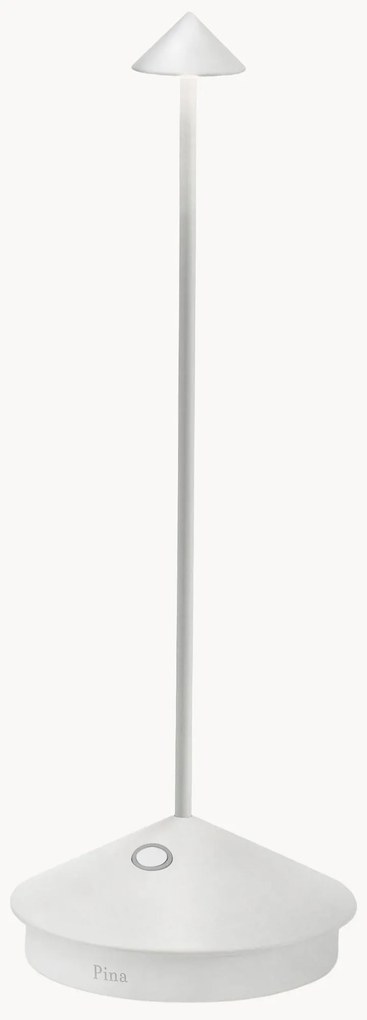 Kleine mobiele LED-tafellamp Pina Pro, dimbaar