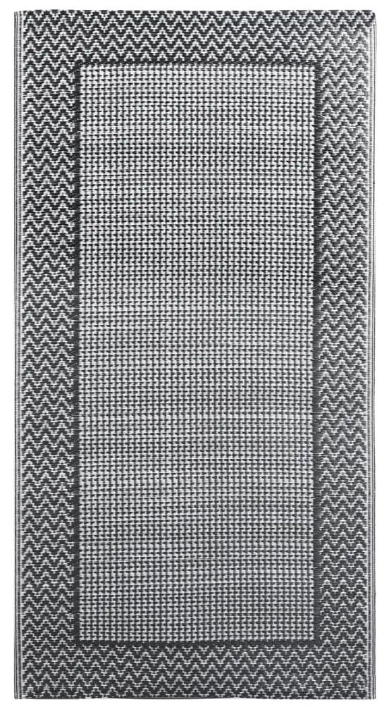 vidaXL Buitenkleed 80x150 cm PP grijs