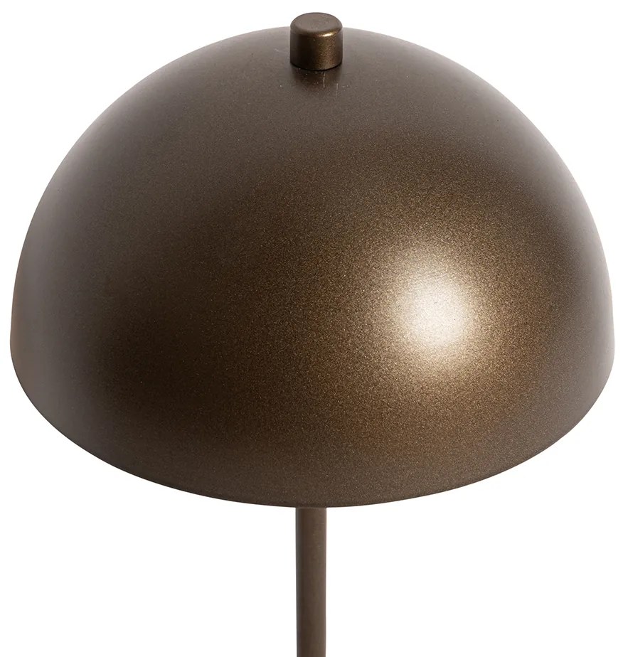 Retro tafellamp mushroom donkerbrons - Magnax Mini Modern G9 rond Binnenverlichting Lamp