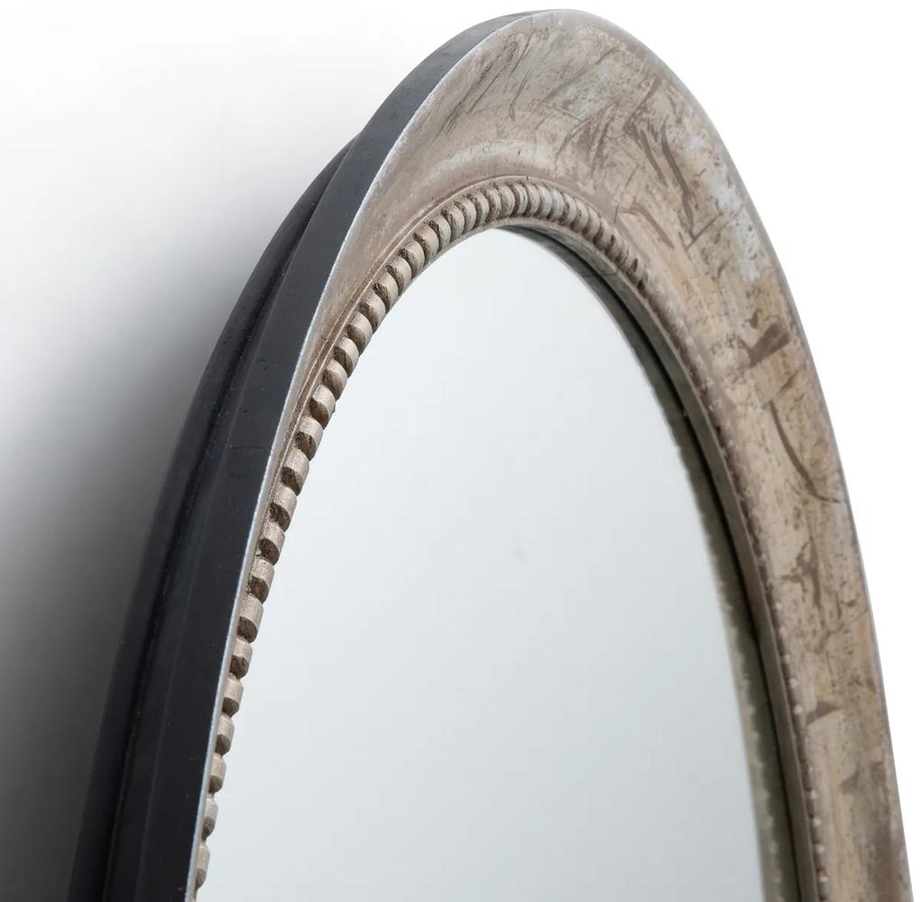 Ronde spiegel in massief mangohoutØ100 cm, Afsan