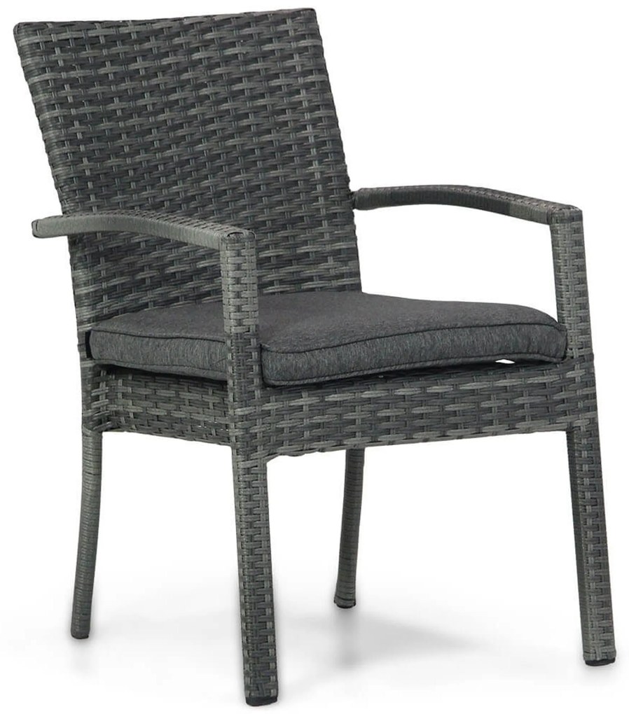 Tuinstoel Wicker Grijs-antraciet Domani Furniture Albergo