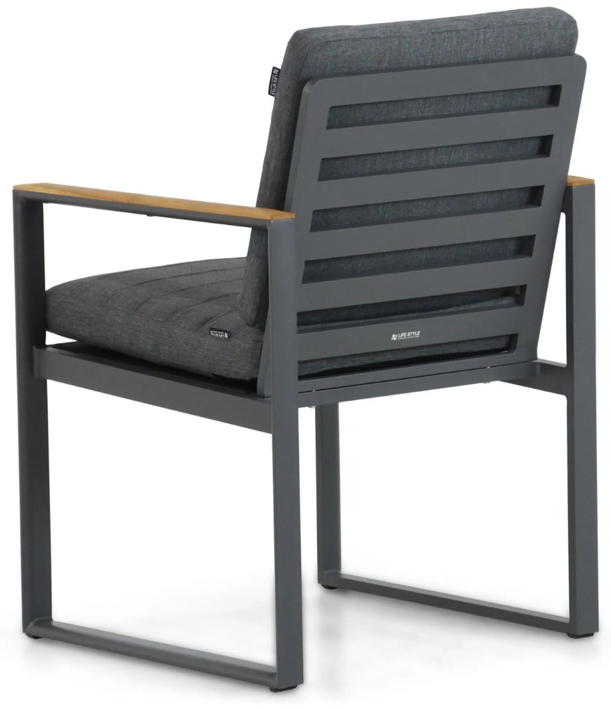 Tuinstoel Aluminium Grijs-antraciet Lifestyle Garden Furniture Faro