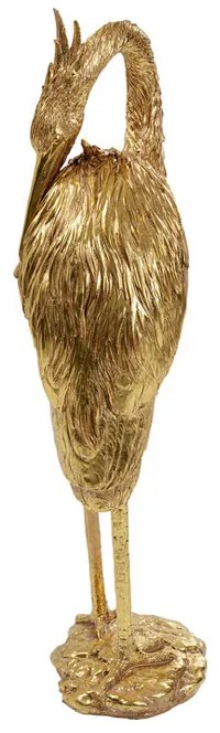 Kare Design Crane Gold Gouden Kraanvogel Beeld