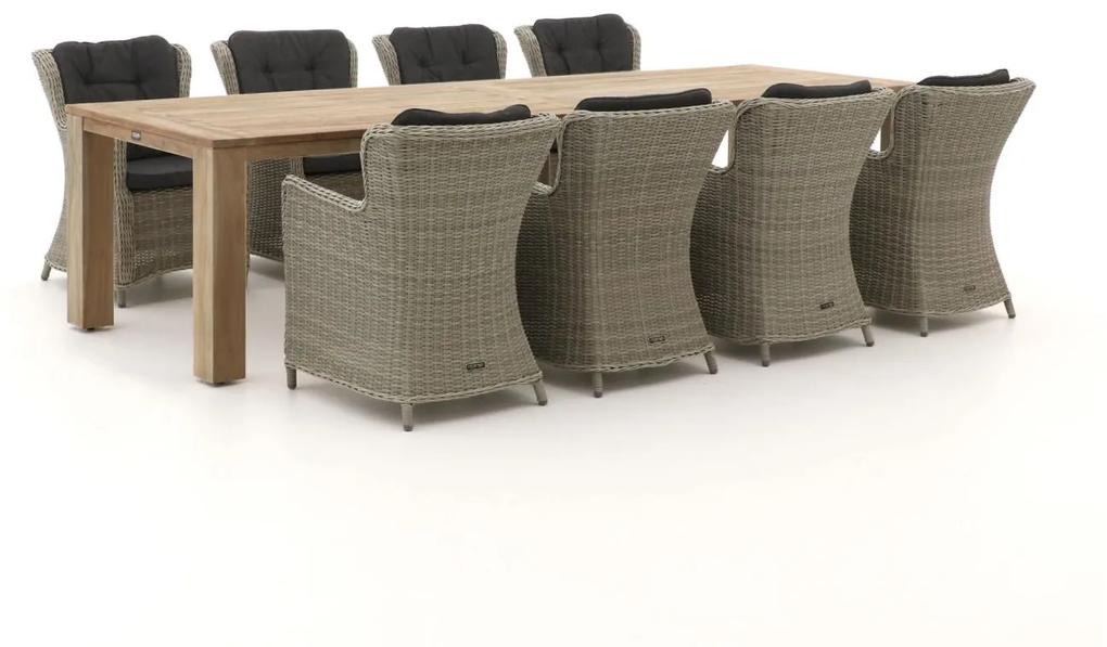 Intenso Milano/ROUGH-X 320cm dining tuinset 9-delig