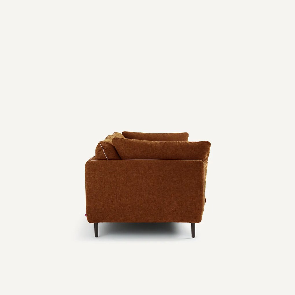 2-zits bank, chenille fluweel, Botero