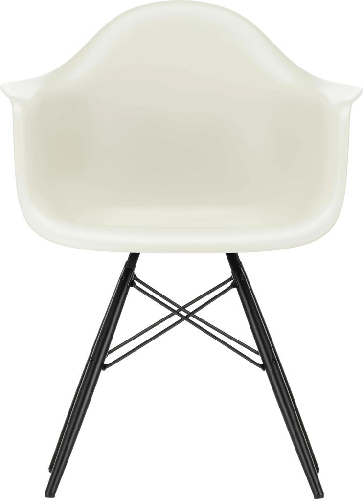 Vitra Eames DAW stoel met zwart esdoorn onderstel Pebble