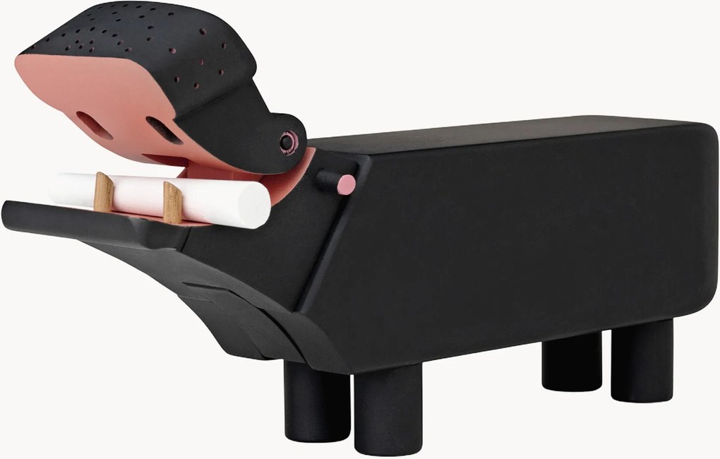Decoratief object Hippo van beukenhout
