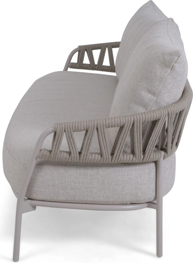 Stoel en Bank Loungeset 5 personen Rope Taupe  4 Seasons Outdoor Calma/Toscane