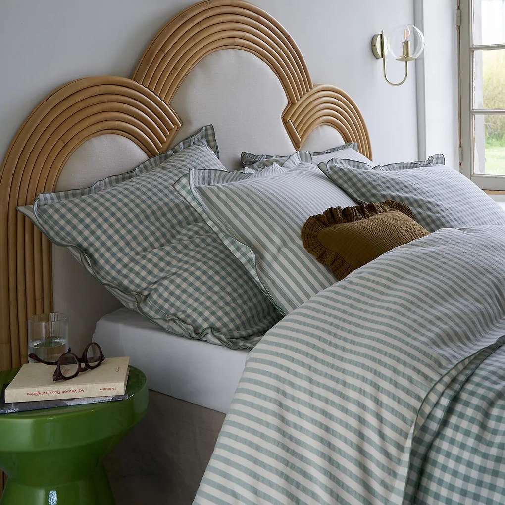 Wandlamp in messing en glas, Moricio