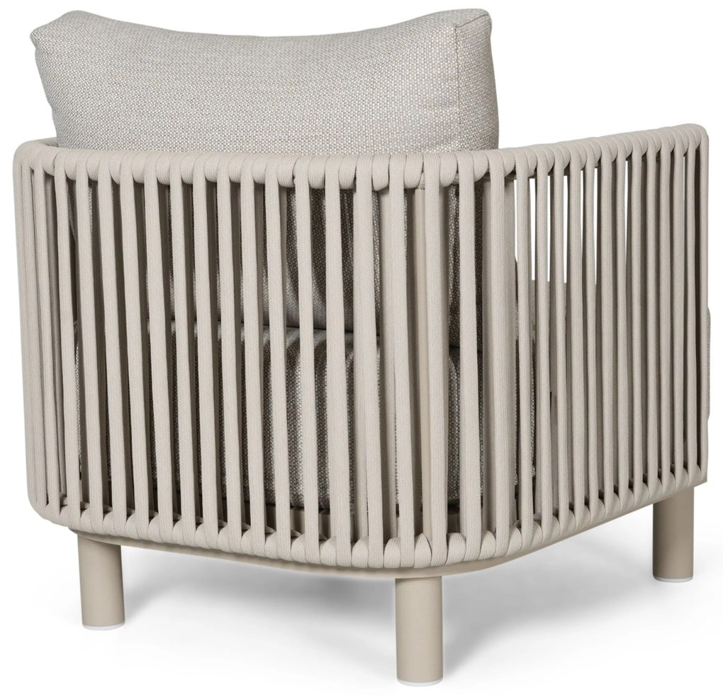 Stoel en Bank Loungeset 5 personen Rope Zand/Beige Lifestyle Garden Furniture Solento