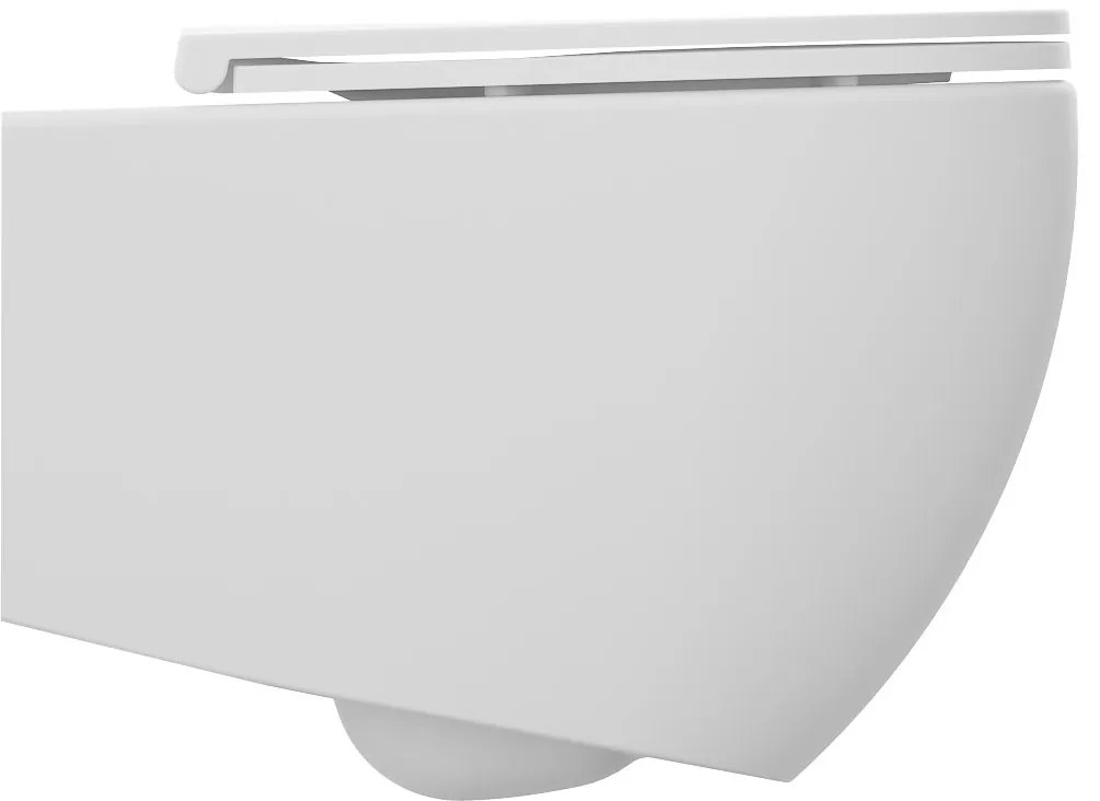 Sapho Infinity toiletpot randloos met softclose zitting wit mat