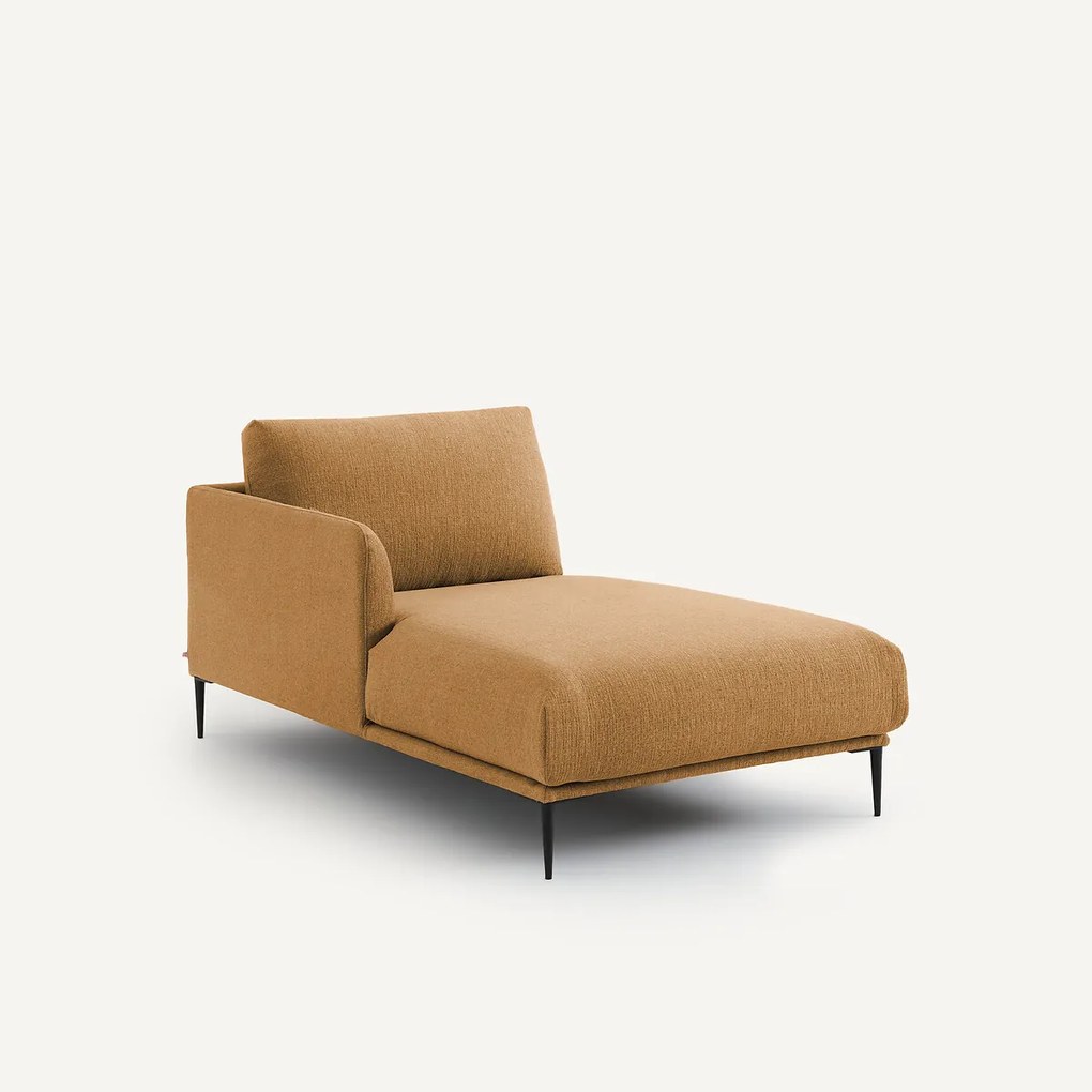 Longchair van gerecycled chenille, OSCAR, ontwerp Emmanuel Gallina