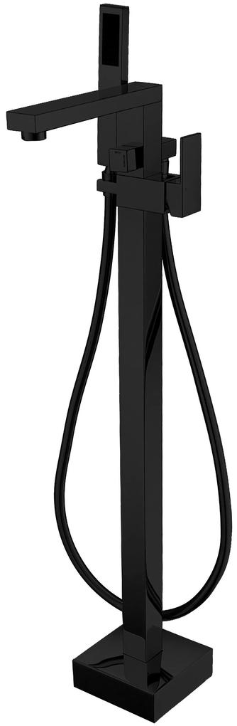 Best Design Nero Monza vrijstaande badkraan 93 cm mat zwart