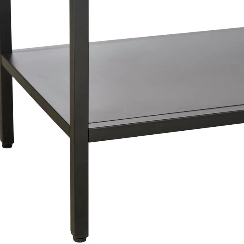 Zwarte Kast Op Hoge Poten - 90x40x160cm.