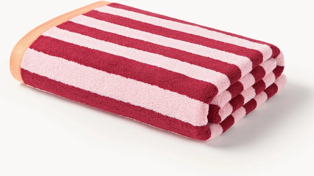 Gestreept handdoek Alva, in verschillende formaten