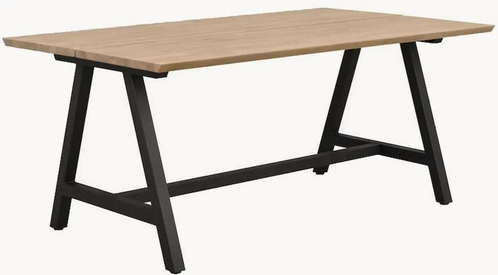 Eettafel Carradale met eikenhouten tafelblad