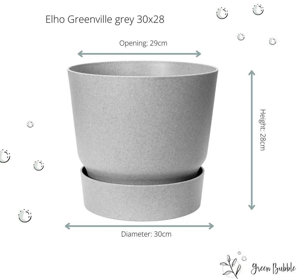 Pot Elho Greenville grijs