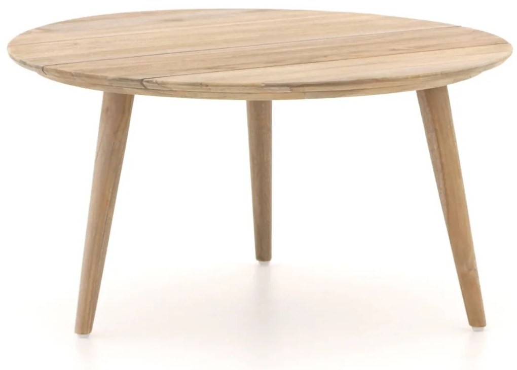 Loungetafel ROUGH | Rond  | Tuintafel Teakhout | Ø85cm | Kees Smit Tuinmeubelen