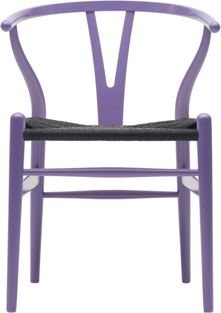 Carl Hansen & Son CH24 Wishbone stoel Colours Black Lavender Purple