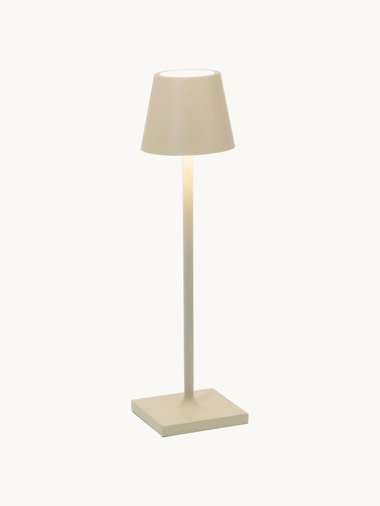 Draagbare LED tafellamp Poldina Pro Micro, dimbaar