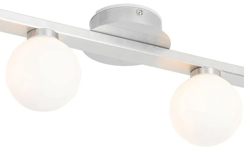 Buitenlamp Moderne plafondlamp staal IP44 4-lichts - Cederic Modern G9 IP44 Buitenverlichting