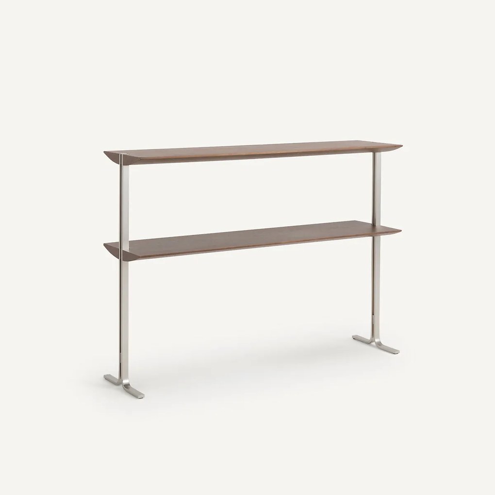 Console in notenhout, Livel