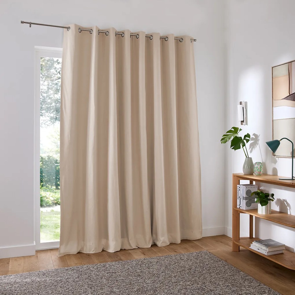 Verduisterend gordijn van dik katoen, extra breed, Scenario