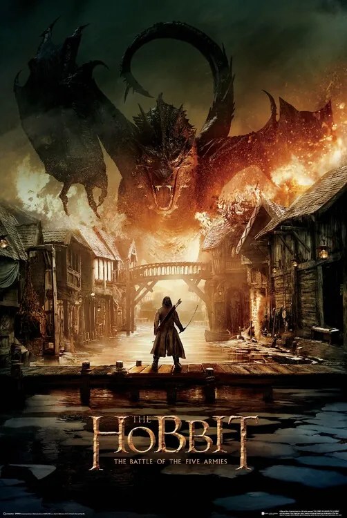 Poster De Hobbit - Smaug