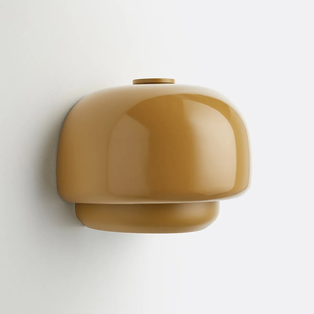 Wandlamp van gekleurd ijzer, Kinoko