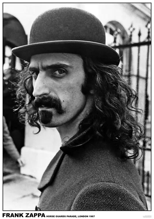 Poster Frank Zappa - Horse Guards Parade, London 1967, (59.4 x 84 cm)