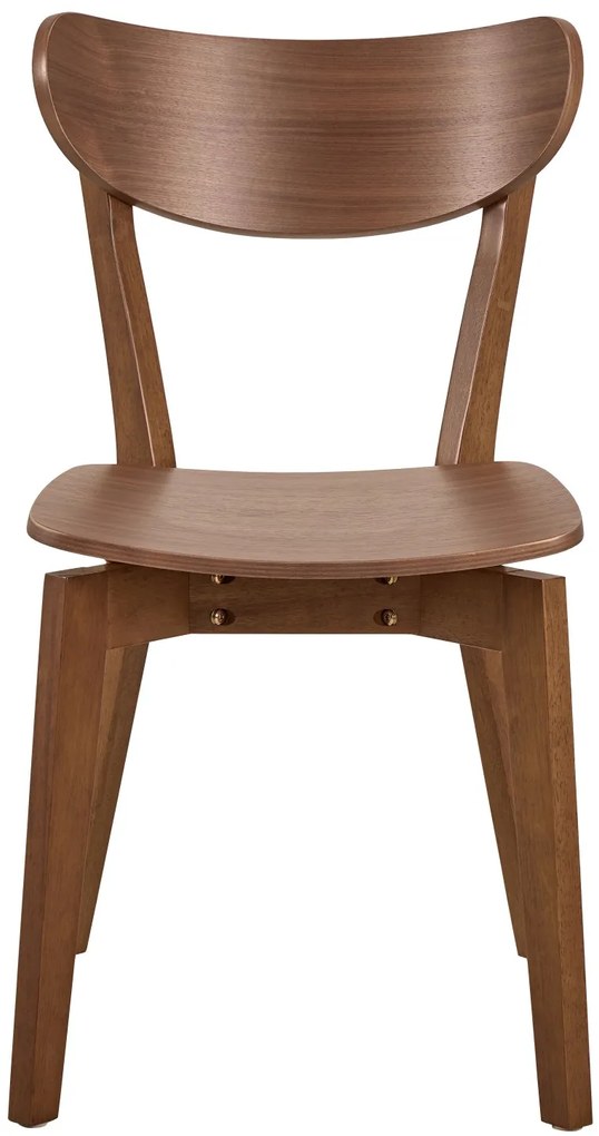 ROXY natuurlijke walnoot - HOUTEN STOEL VOOR WOONKAMER, EETKAMER, KEUKEN, RETRO