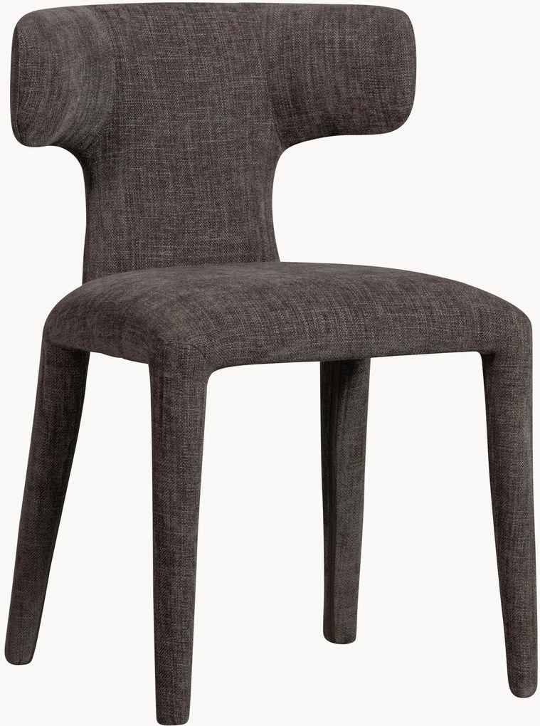 Gestoffeerde eetkamerstoelen Permit, 2-delig