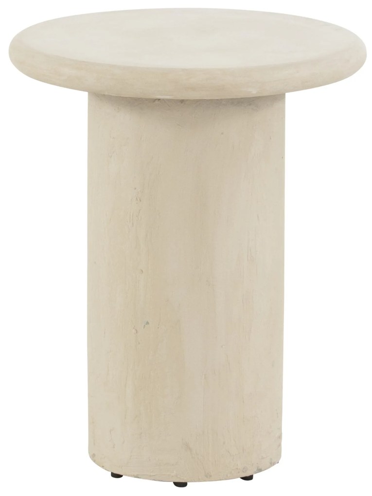 Hampton lounge tuintafel rond mortex beige 45xH55 cm 4 Seasons Outdoor