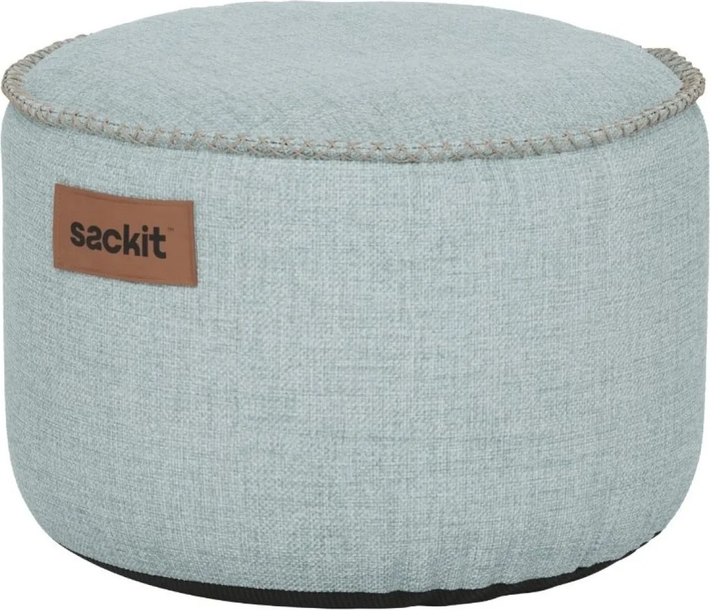 RETROit Poef Cobana Drum - Kirra Light Blauw