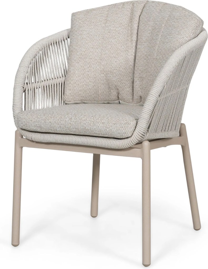 Tuinset 6 personen 240 cm Rope Zand/Beige Lifestyle Garden Furniture Monaco/Guave