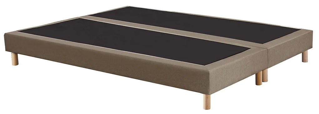 Beklede bedbodem met 12 latten en pootjes