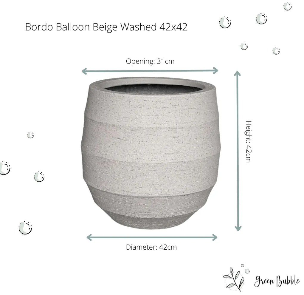 Pot Bordo Balloon Sand
