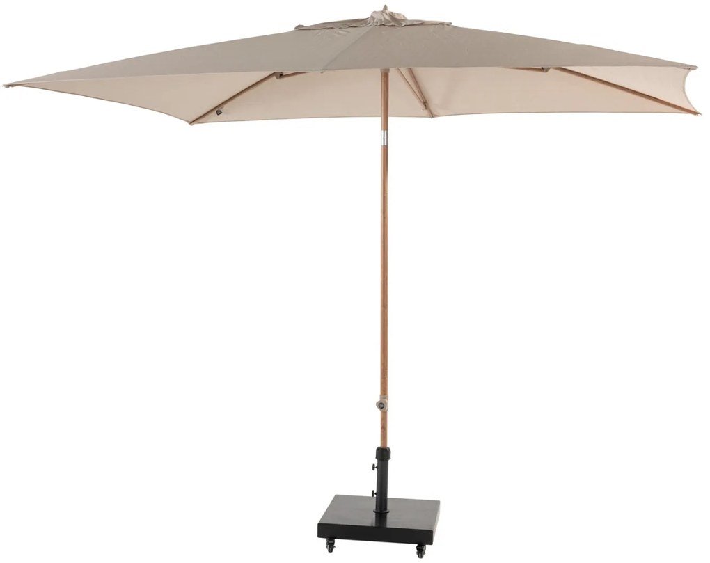 4-Seasons Outdoor Azzurro stokparasol 200 x 300 cm - Woodlook/Sand