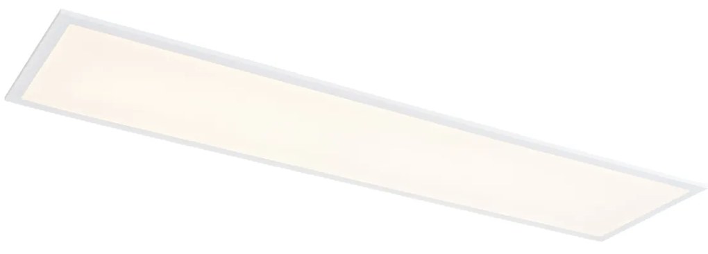Inbouw LED-paneel wit langwerpig incl. LED 3000K - 6500K met dipswitch - Seagal Modern Binnenverlichting Lamp