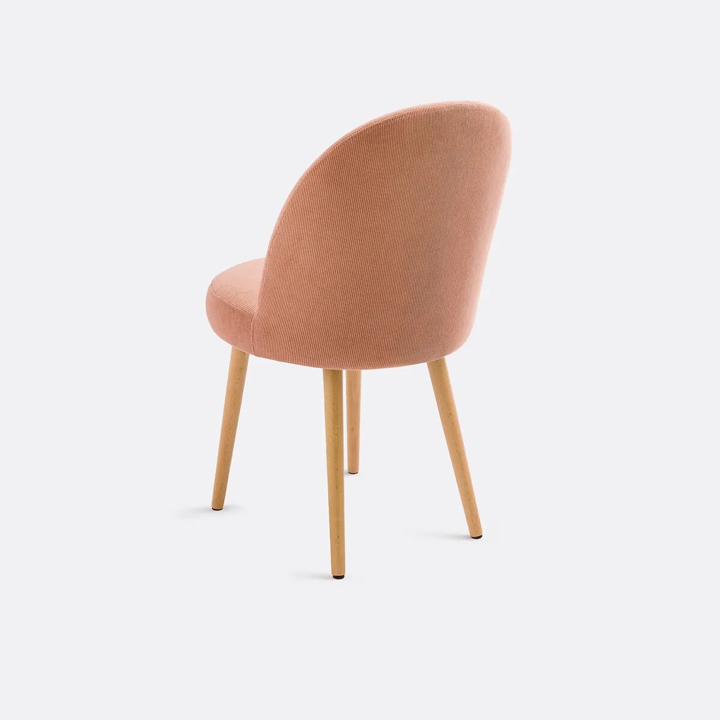 Stoel in ribfluweel, Inès