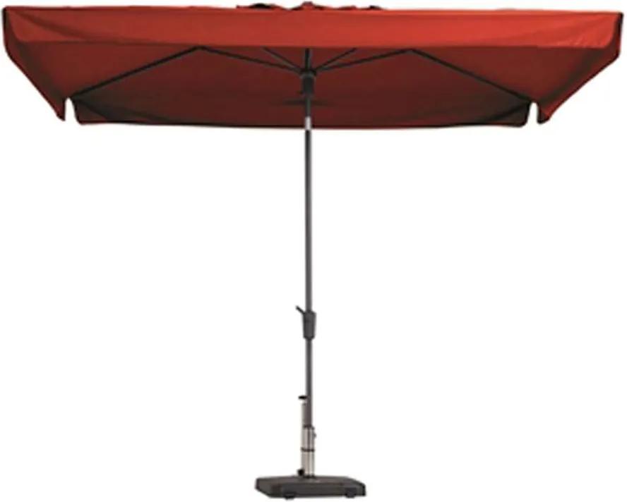 Madison parasol Delos - rood - 200x300 cm - Leen Bakker