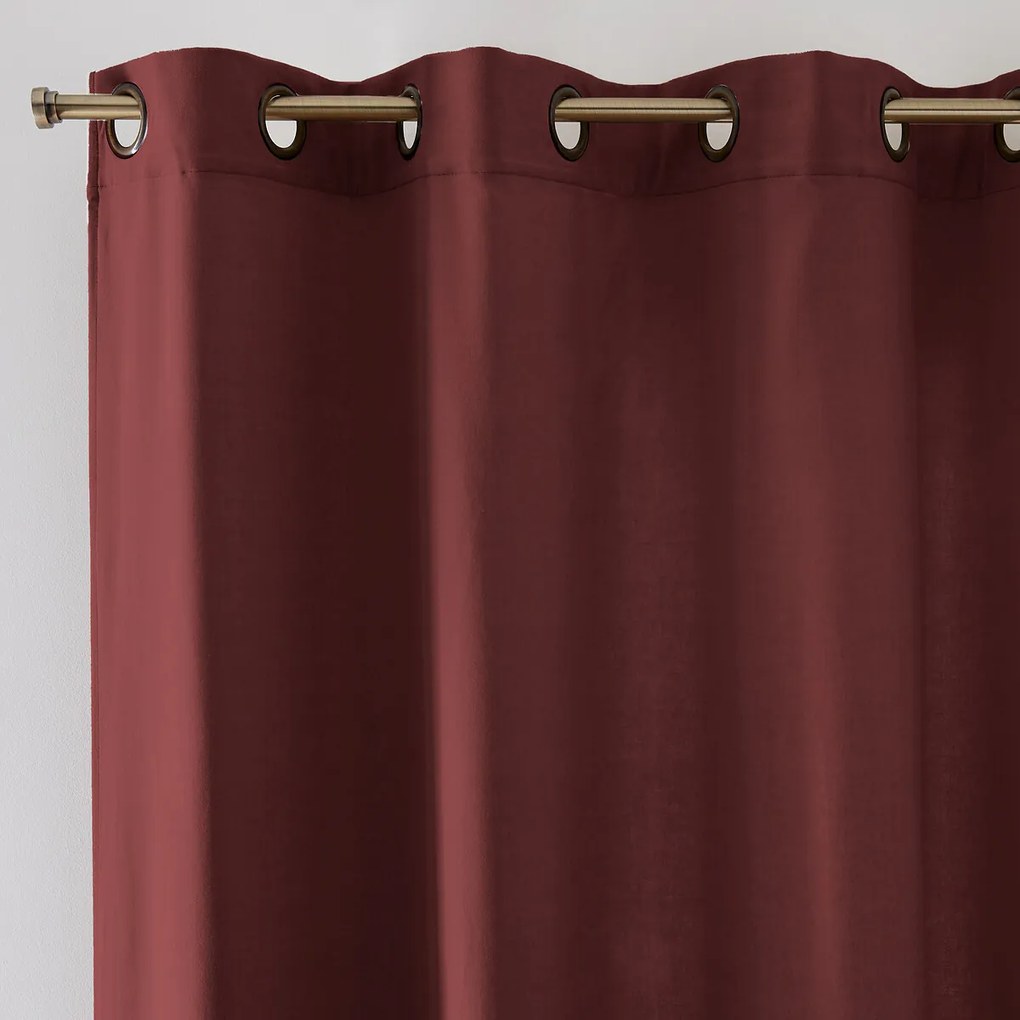 Gordijn in fluweel met oogjes Velvet