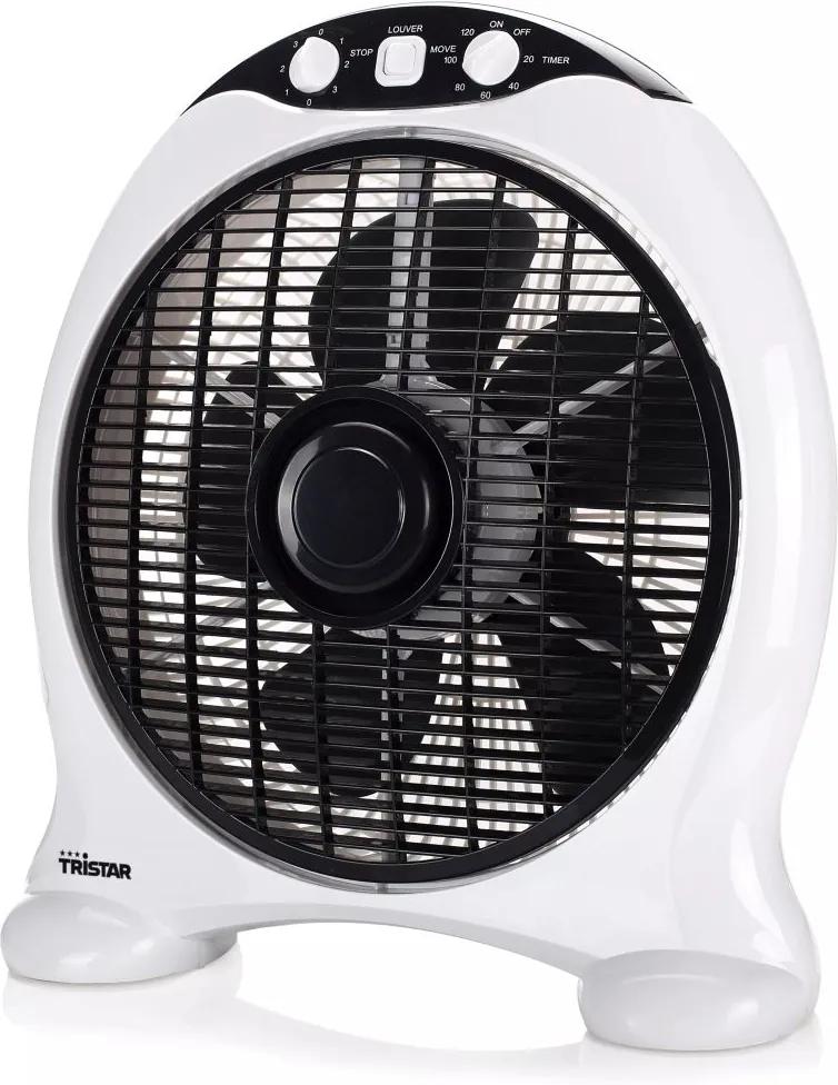 Ventilator vierkant VE-5997 50 W zwart en wit