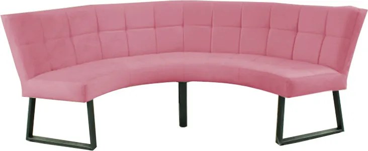 Eetkamerbank - Amsterdam - stof Element roze 10 - geschikt voor tafel 130 cm