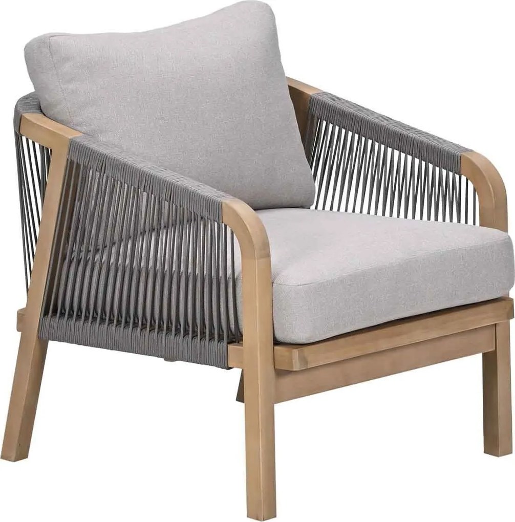 Garden Impressions Alora loungestoel acacia - grey sand