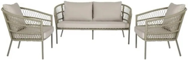 The Outsider Stoel-bank Loungeset - Rennes - Aluminium Rope - Antraciet - The Outsider